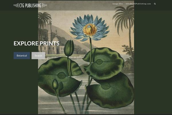 Vantage theme site design template sample