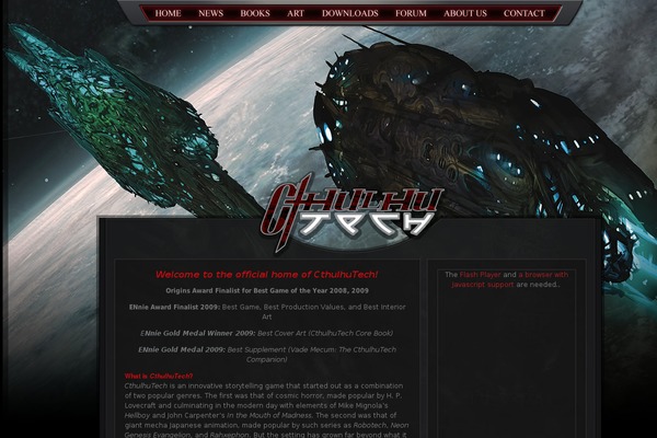 cthulhutech.com site used Cthulhutech