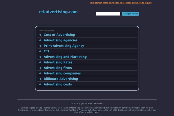 ctiadvertising.com site used Cti_theme