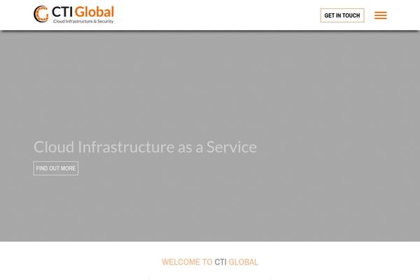 Cti theme site design template sample