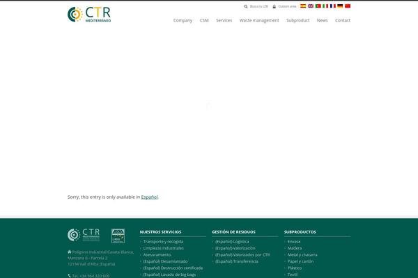 ctrmediterraneo.com site used Ctr