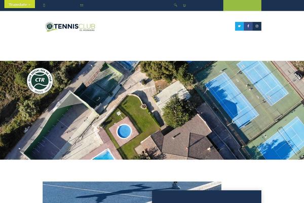 ctromani.com site used Tennisclub
