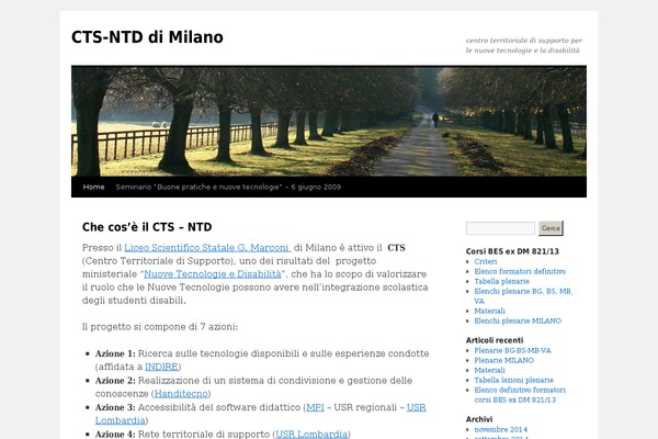 Twenty Ten theme site design template sample