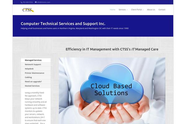 WordPress website example screenshot