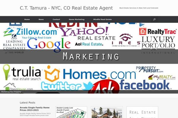 Vantage theme site design template sample