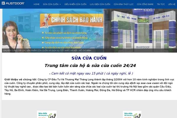 cuacuonthanglong.com site used Thietkewebwordpress