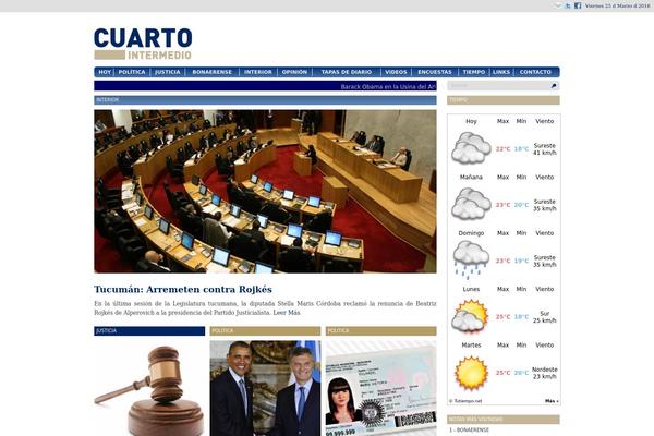 cuartointermedio.com.ar site used Cuartointermedio