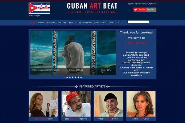 cubanartbeat.com site used Cuban