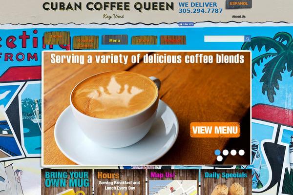 cubancoffeequeen.com site used Cubancoffeequeen