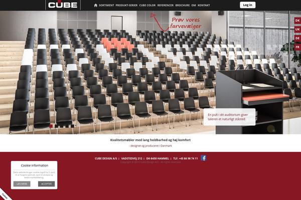 cube-design.dk site used Cubedesign