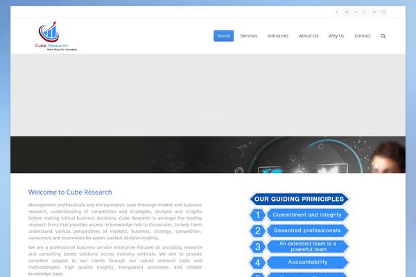 The7 theme site design template sample
