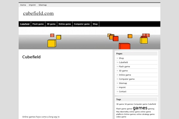 WordPress website example screenshot