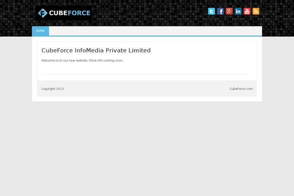 cubeforce.com site used Iconic-one-pro-child-full-width-header