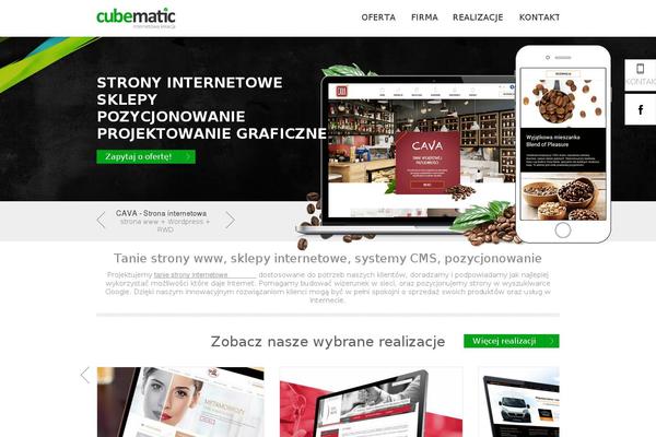 cubematic.com site used Cubematic