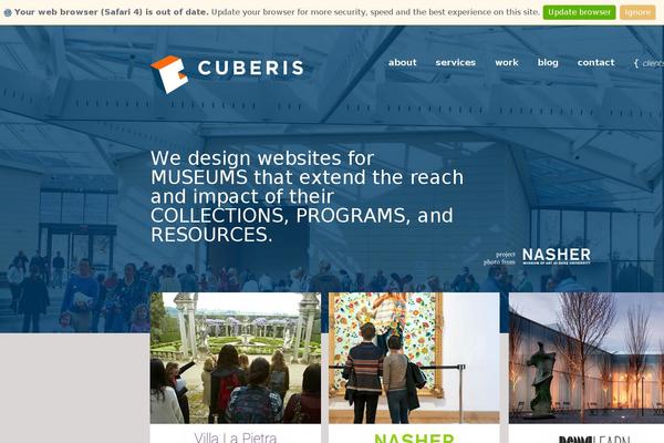 cuberis.com site used Cuberis