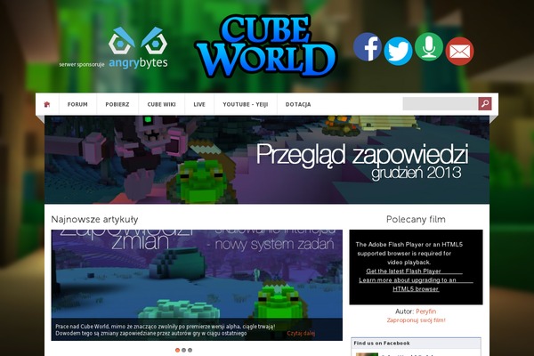 cubeworld.com.pl site used Playallday