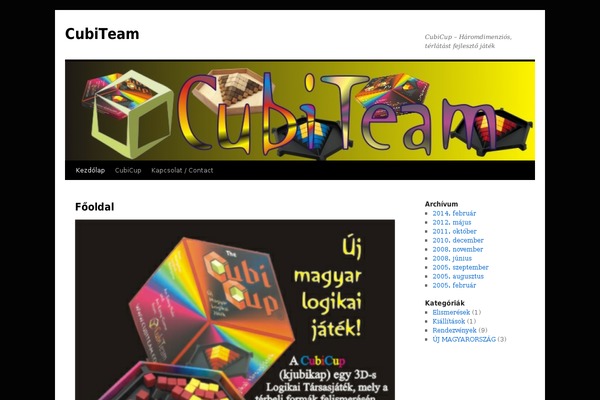 Twenty Ten theme site design template sample