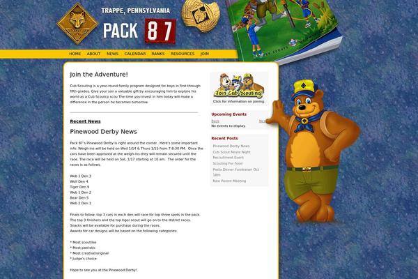 cubpack87.com site used Cubscouts