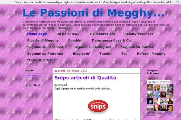 cuccimi.blogspot.it site used Snips