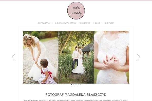 cudaniewidy.pl site used Organic_photographer