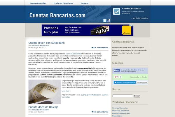 cuentasbancarias.com site used Cuentasbancarias