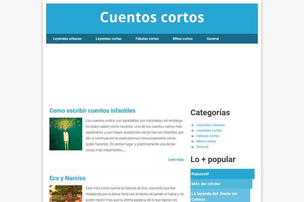 cuentoscortosweb.com site used Trueblogger