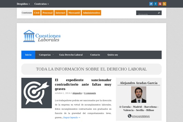 cuestioneslaborales.es site used Smallbusiness-cd
