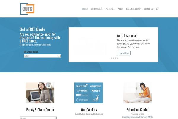 Divi theme site design template sample