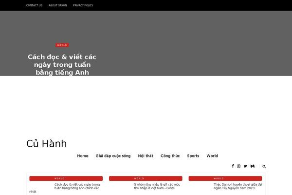 cuhanh.vn site used Saxon