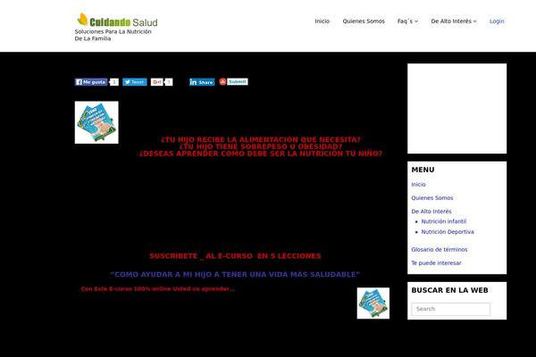 cuidandosalud.com site used Cuidandosalud