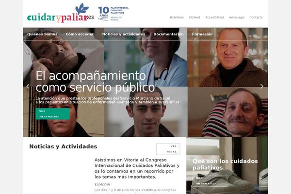 cuidarypaliar.es site used Cuidarypaliar