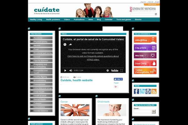 cuidatecv.es site used Cuidatecv