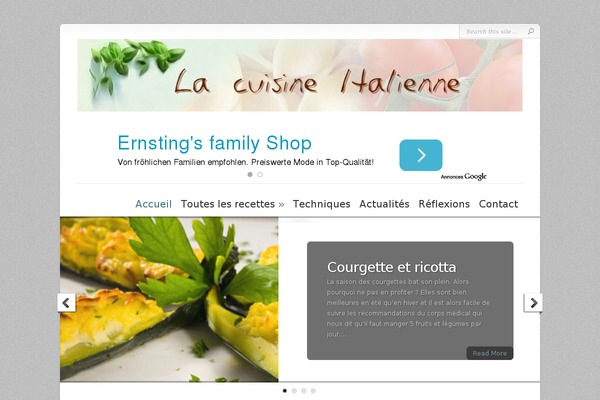 cuisine-italienne.eu site used Clockworkmint