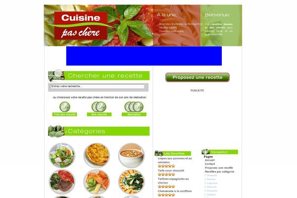 cuisine-pas-chere.com site used Langit-10