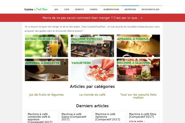 cuisineatoutfaire.fr site used Focusblog