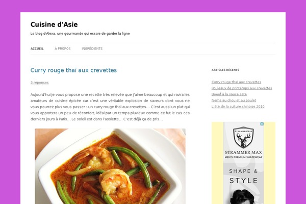 WordPress website example screenshot