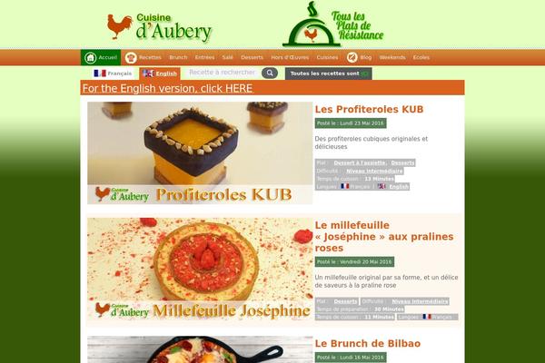 cuisinedaubery.com site used Food Recipes