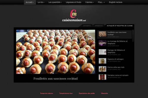 cuisinemaison.net site used Cuisinemaison-child