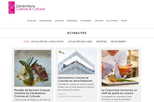 cuisinesetcultures.com site used Advance-startup