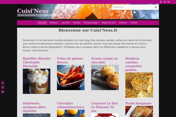 cuisiness.fr site used Tempera