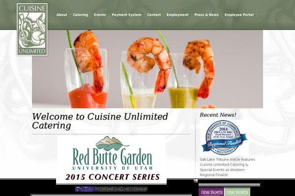 Cuisine theme site design template sample