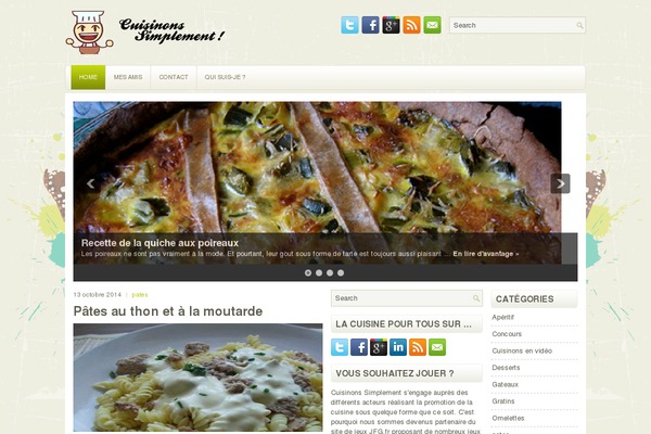 cuisinons-simplement.fr site used Linedy