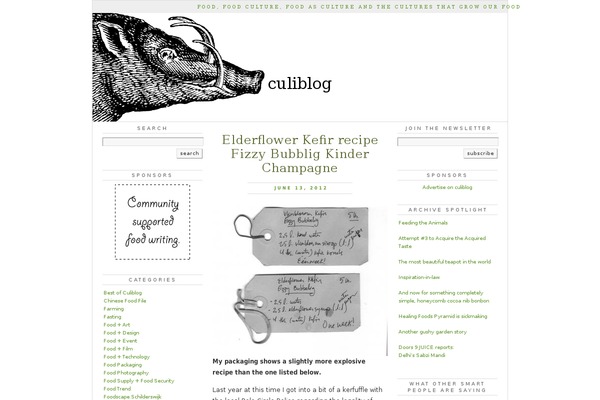 culiblog.org site used Culitheme