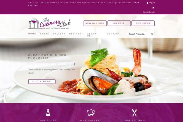culinaryclub.com.au site used Culinaryclub