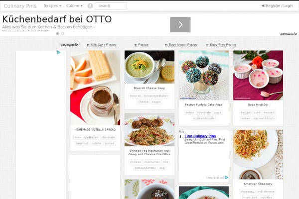 culinarypins.com site used iPin Pro