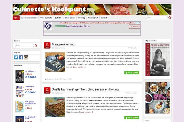 culinette.nl site used Veggie-child