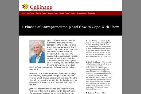 cullinaneentrepreneurship.com site used Cullinane