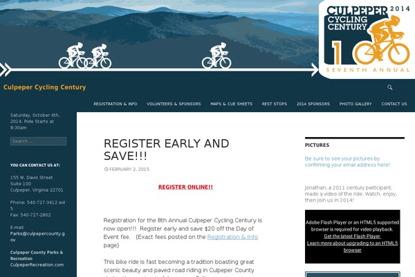 culpepercyclingcentury.com site used Ccc