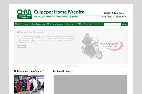 culpeperhomemedical.com site used Chm2012