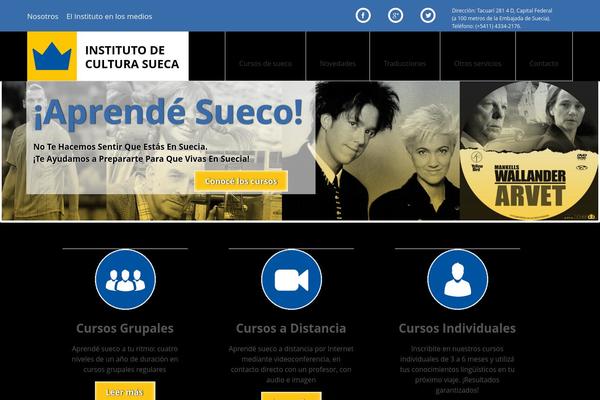 cultura-sueca.com.ar site used Sueco